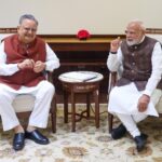 कैबिनेट विस्तार से पहले दिल्ली पहुंचे विधानसभा अध्यक्ष डॉ. रमन सिंह, प्रधानमंत्री मोदी से की मुलाकात