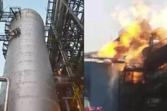 भिलाई स्टील प्लांट में ब्लास्ट फर्नेस फटा, भीषण आग से मचा हड़कंप