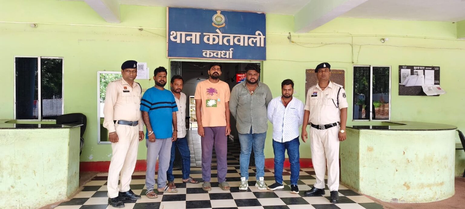 अवैध शराब पर पुलिस की ताबड़तोड़ कार्रवाई, पाँच ढाबा संचालक गिरफ्तार