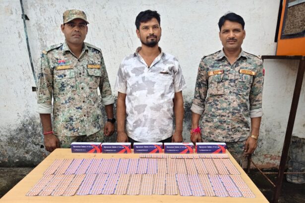 3000 प्रतिबंधित नशीली टैबलेट के साथ रंगे हाथों पकड़ा गया आरोपी, कोर्ट से भेजा गया जेल