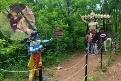 नशे में धुत युवकों ने भगवान श्रीराम व हनुमान की मूर्तियों का किया अपमान, हिंदू संगठनों में आक्रोश